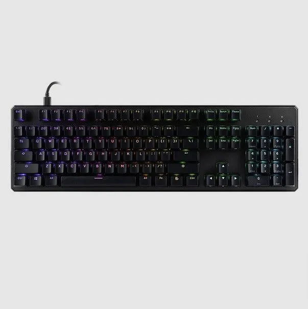 Tecware Phantom+ 104-Keys RGB Wired Mechanical Keyboard (Pre-Lubed Wraith Red Linear Switches)