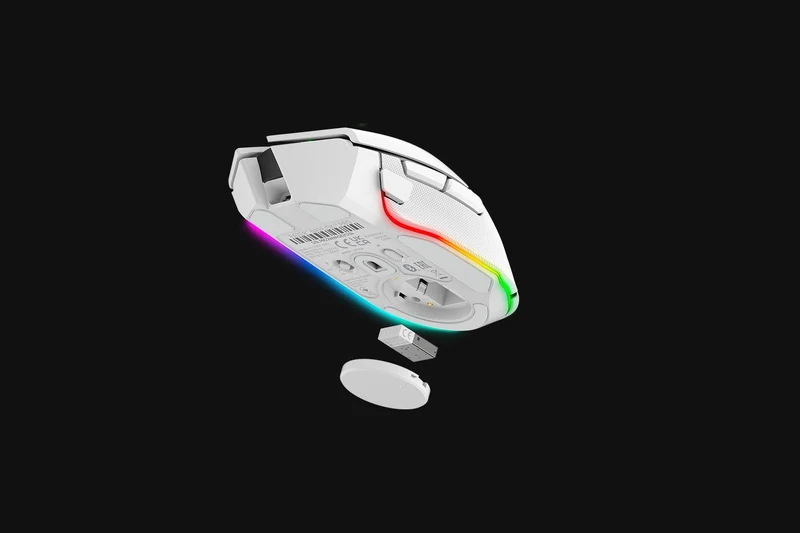 Razer Basilisk V3 Pro Customizable Wireless Ergonomic Gaming Mouse (White Edition)