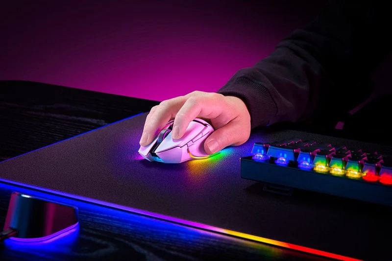 Razer Basilisk V3 Pro Customizable Wireless Ergonomic Gaming Mouse (White Edition)