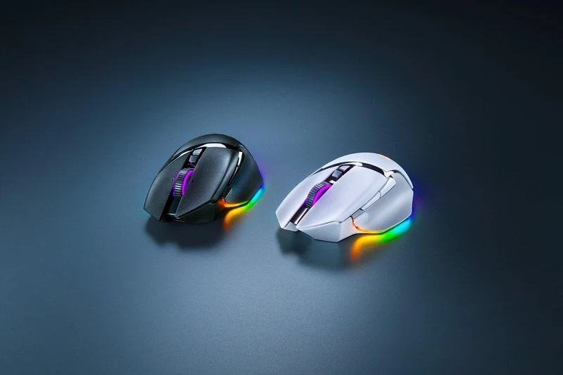 Razer Basilisk V3 Pro Customizable Wireless Ergonomic Gaming Mouse (White Edition)