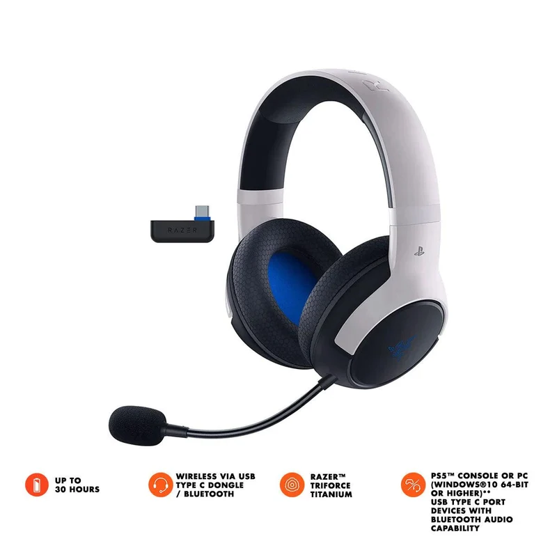 Razer Kaira Hyperspeed Wireless Multi-Platform Gaming Headset For PS5