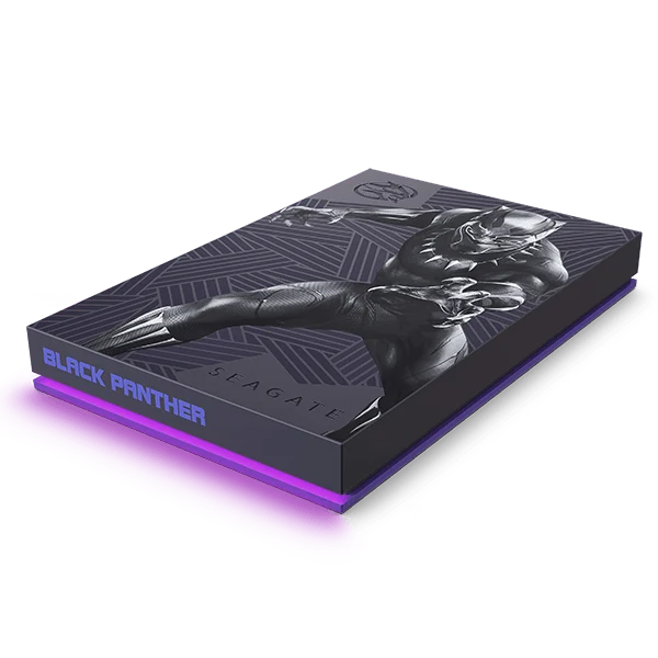 Seagate Firecuda Black Panther SE 2TB RGB External Gaming Hard Drive Compatible With PS5/ PC/ Mac/ XBOX S/X (STLX2000401)