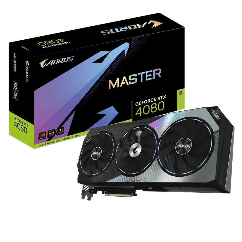 Gigabyte AORUS GeForce RTX 4080 16GB Master Graphics Card
