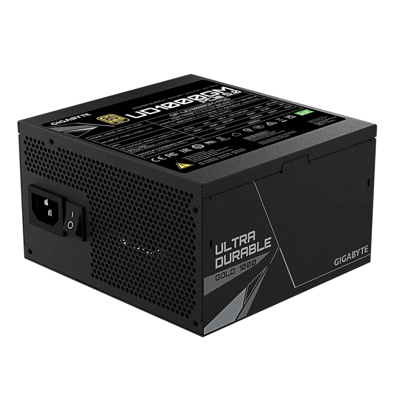 Gigabyte GP-UD1000GM PG5 1000W Gold PCIE 5.0 Modular Power Supply