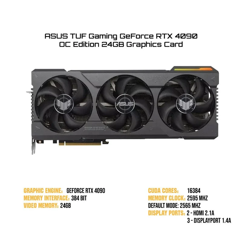 Asus TUF Gaming GeForce RTX 4090 OC Edition 24GB Graphics Card