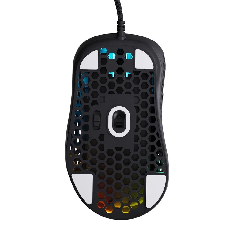 PWNAGE Ultra Custom Ergo Wired RGB Gaming Mouse Honeycomb Sides (Black) (WH-UC-MC2)