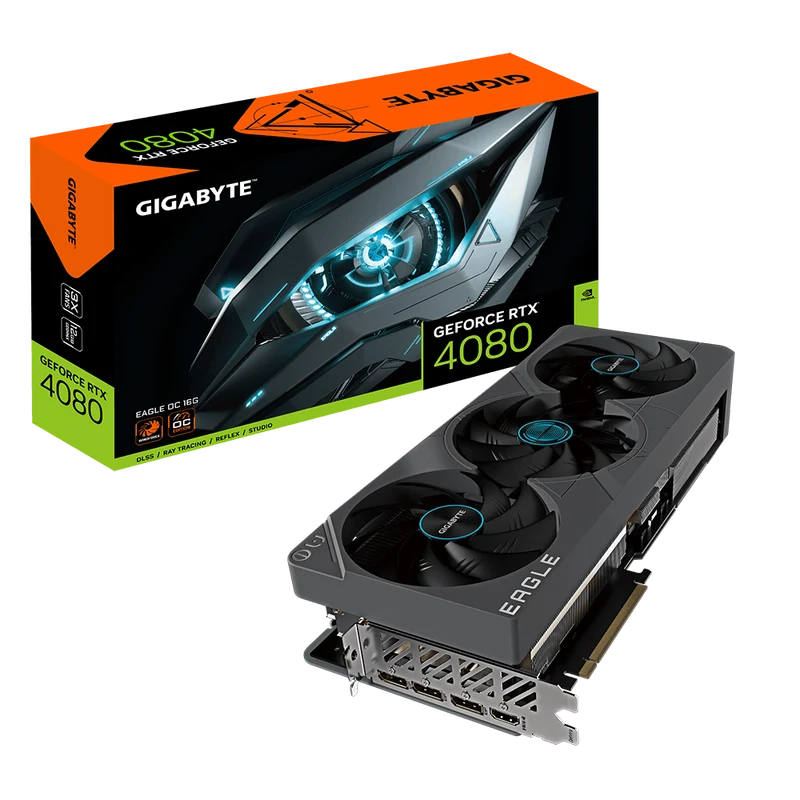 Gigabyte Geforce RTX 4080 Eagle OC 16GB GDDR6X Graphics Card