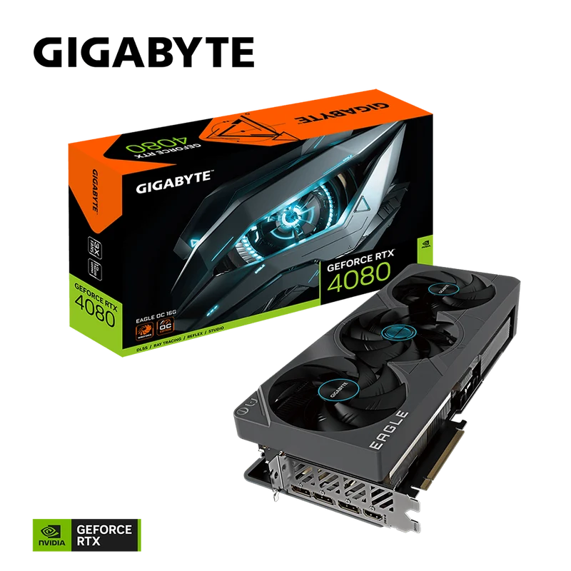 Gigabyte Geforce RTX 4080 Eagle OC 16GB GDDR6X Graphics Card