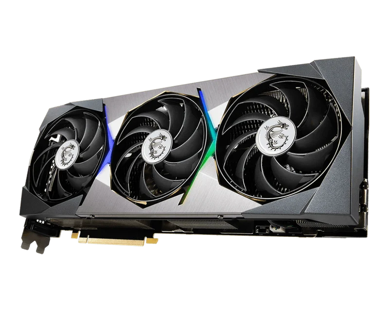 MSI GeForce RTX 3080 Suprim X 10G LHR Graphics Card + MSI MAG Coreliquid C240 RGB Liquid CPU Cooler