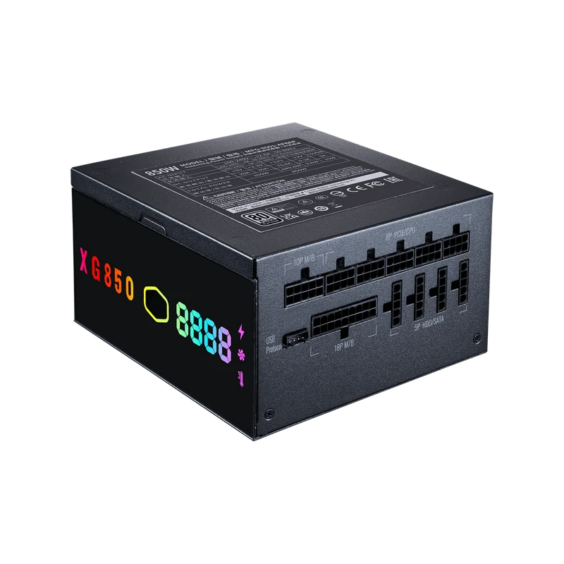 COOLER MASTER XG850 Plus Platinum ATX Full Modular ARGB Power Supply