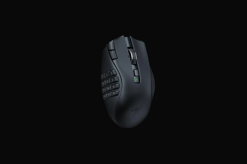 Razer Naga V2 Hyperspeed Ergonomic Wireless MMO Gaming Mouse