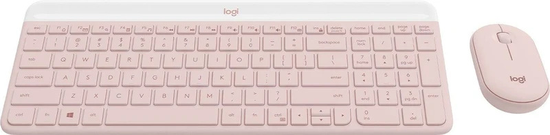Logitech Slim Combo Mk470 Wireless Keyboard And Mouse (Rose)