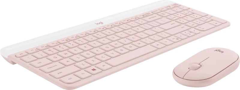 Logitech Slim Combo Mk470 Wireless Keyboard And Mouse (Rose)