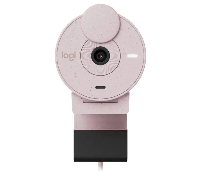 Logitech Brio 300 Full HD 1080P Webcam (Rose)