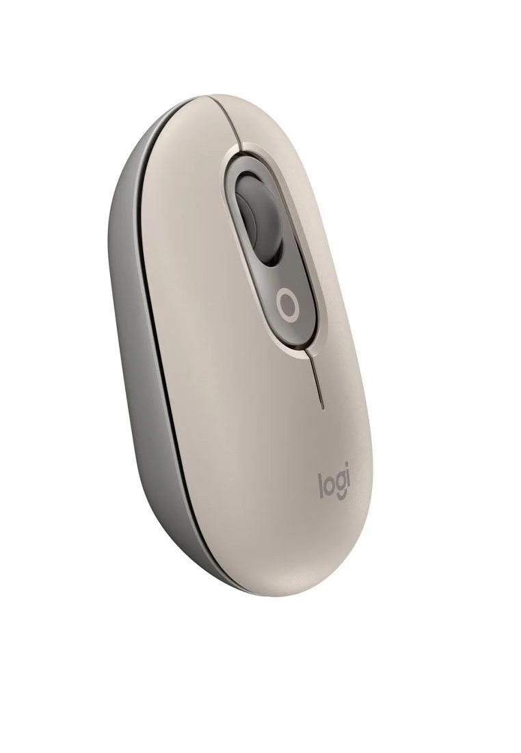 Logitech Pop Mouse Wireless With Customizable Emoji (Mist Sand)