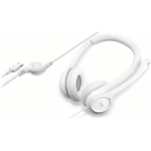Logitech H390 USB Computer Headset (Off-White)