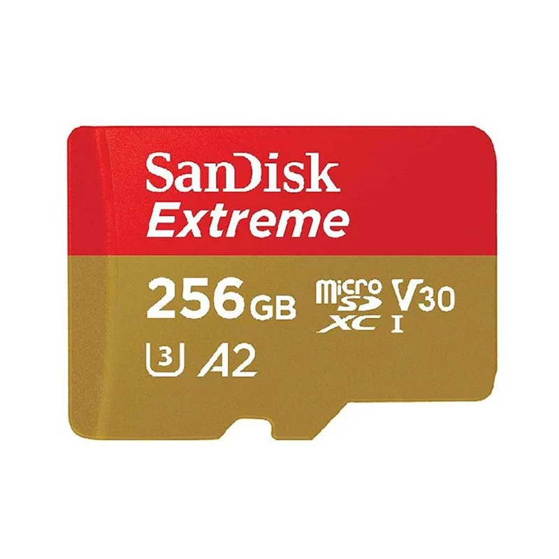 Sandisk Extreme 256GB 190MB/S UHS-1 MICROSDXC Card For Mobile Gaming (SDSQXAV-256G-GN6MN)