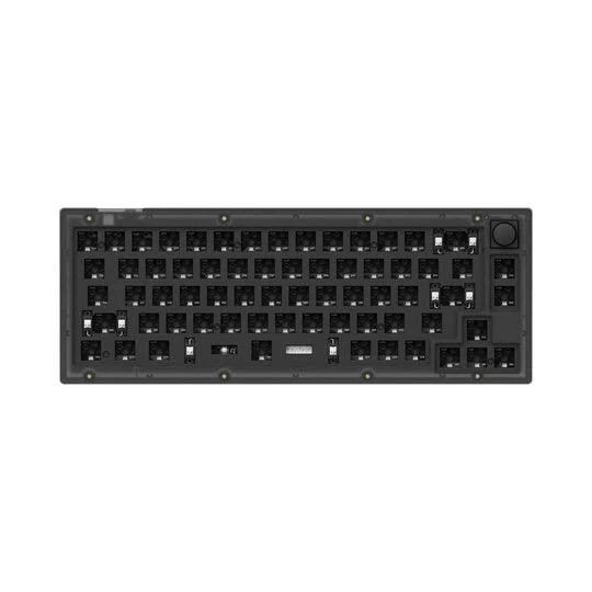 Keychron V2 QMK Custom Mechanical Barebone Knob Version Keyboard - Frosted Black Transluscent (V2Z3)
