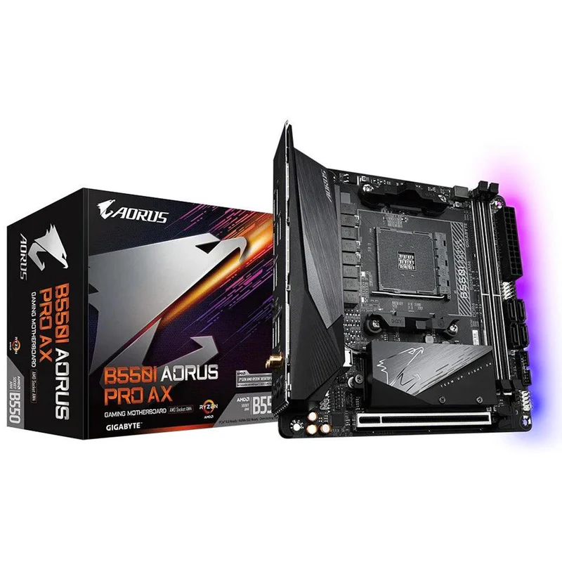 Gigabyte B550I Aorus Pro AX AMD AM4 Gaming Motherboard