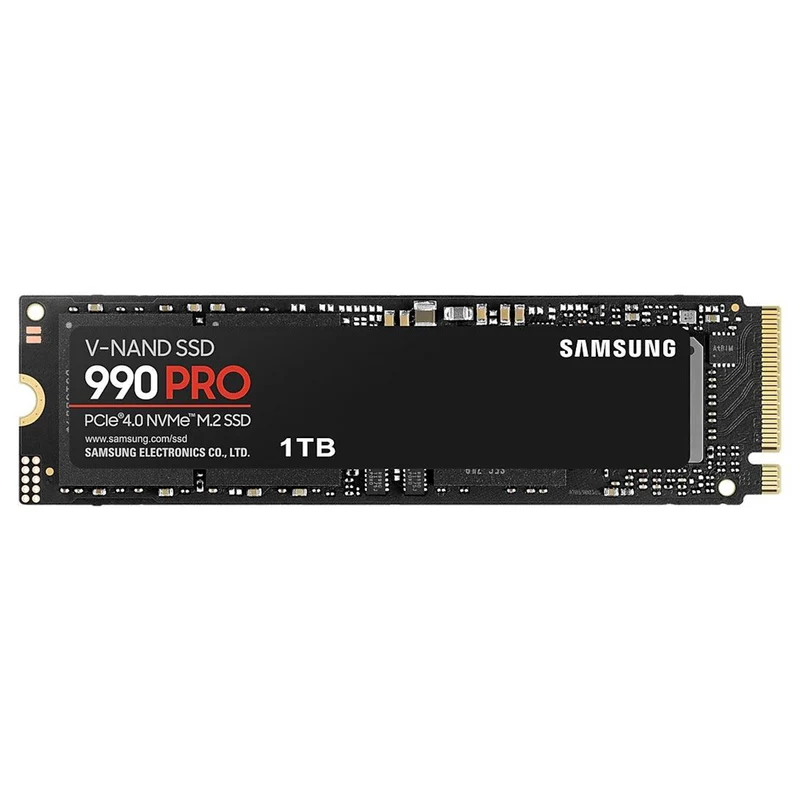 Samsung 990 Pro 1TB PCIE 4.0 NVME M.2 SSD (MZ-V9P1T0BW)