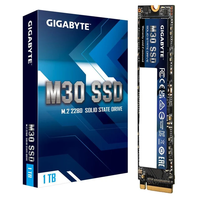 Gigabyte M30 1TB M.2 2280 PCIE 3.0 X4 NVME SSD (GP-GM301TB-G)