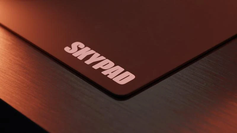 Skypad Glass Mousepad 3.0 XL - Black Text