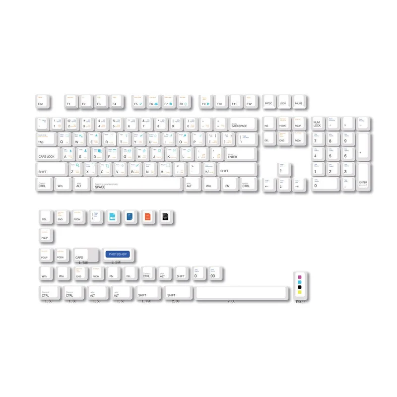 Royal Kludge PBT Keycaps 136 Keys CR-9