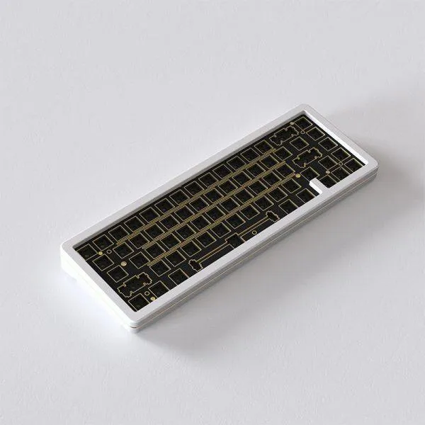 AKKO SPR67 Spring Mount Keyboard Kit (White)