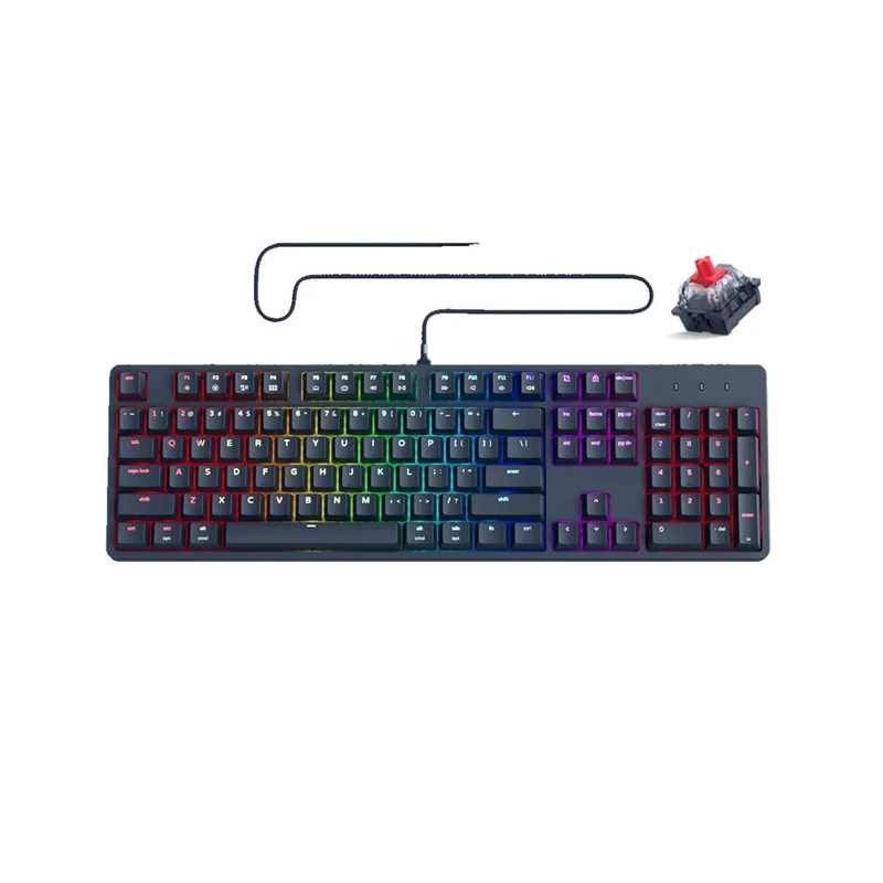 PWNAGE Ultra Custom Optical Mechanical Gaming Keyboard Black (Linear Red Switches) (UC-MK-BF-OL)