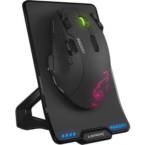 Roccat Leadr Wireles Multi-Button Rgb Gaming Mouse BLK (ROC-11-852-AS)