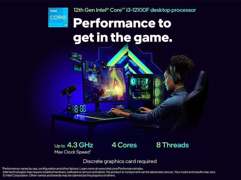 Intel Core i3-12100F Processor