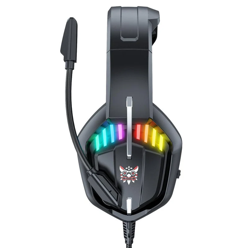 Onikuma X28 RGB Gaming Headset With Mic And Noise Cancelling (Black)