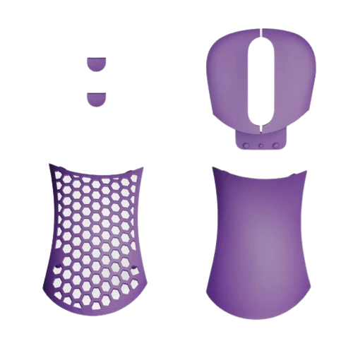 PWNAGE Ultra Custom Extra Cover Set Ergonomic (Purple) (ECS-E-PR)