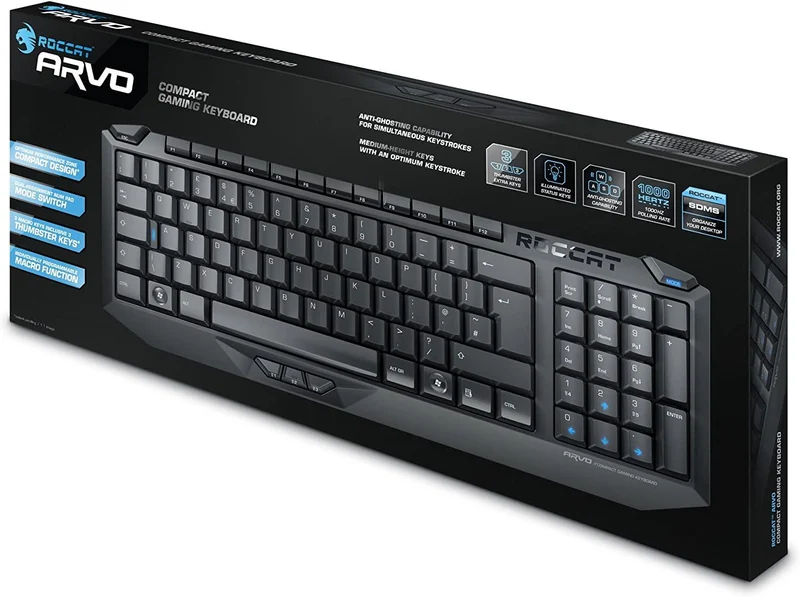 Roccat Arvo Compact Gaming Keyboard
