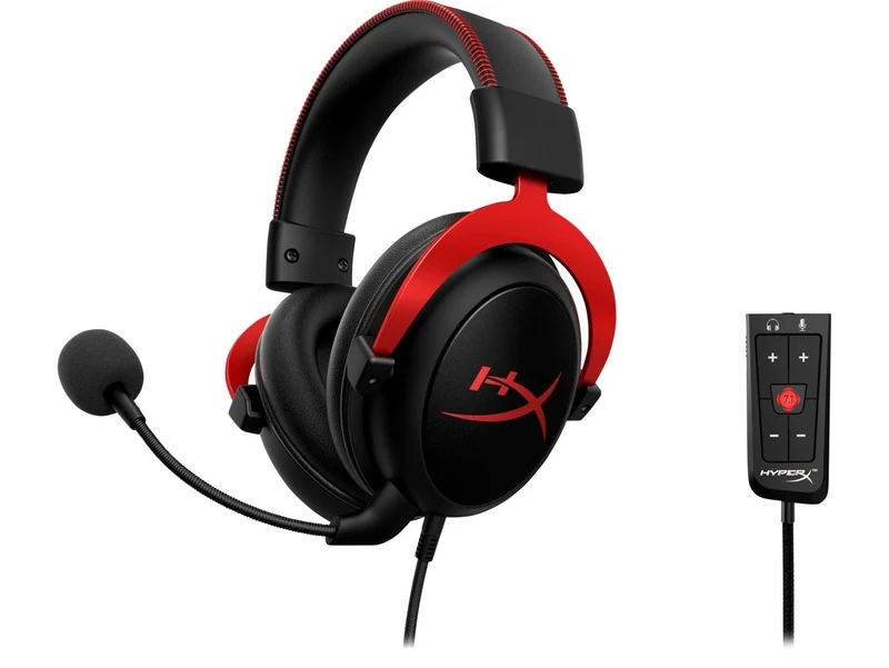 HyperX Cloud II Gaming Headset (Black/Red) (4P5M0AA)