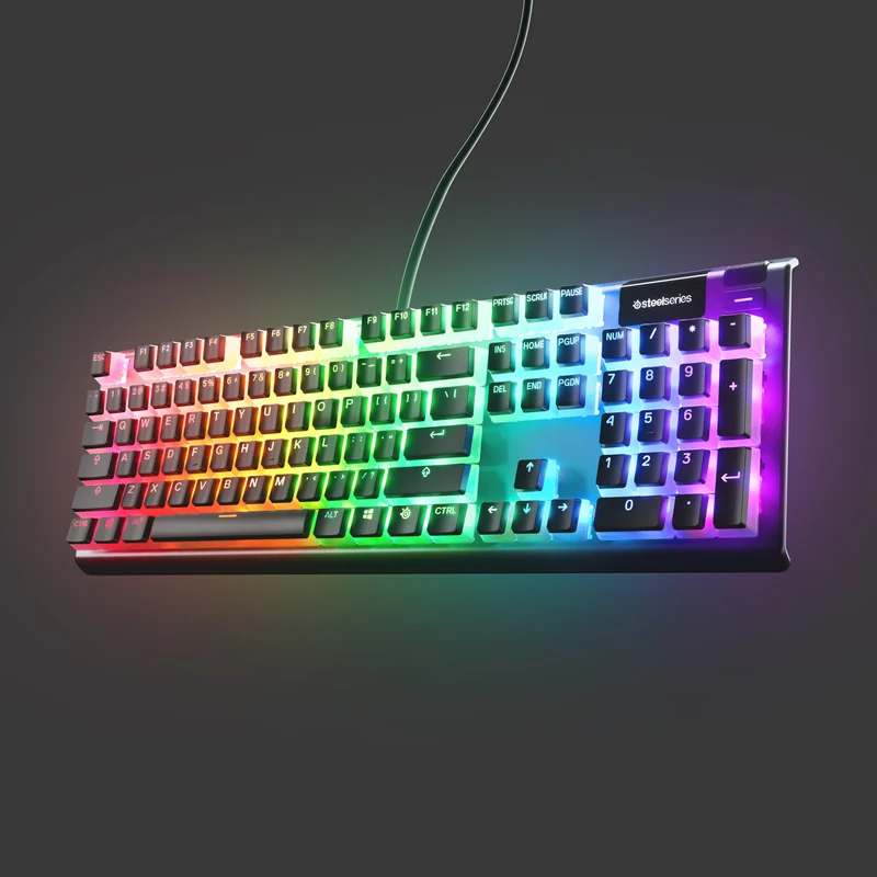 Steelseries Prismcaps Universal Double Shot PBT Keycaps (Black) (PN60200)