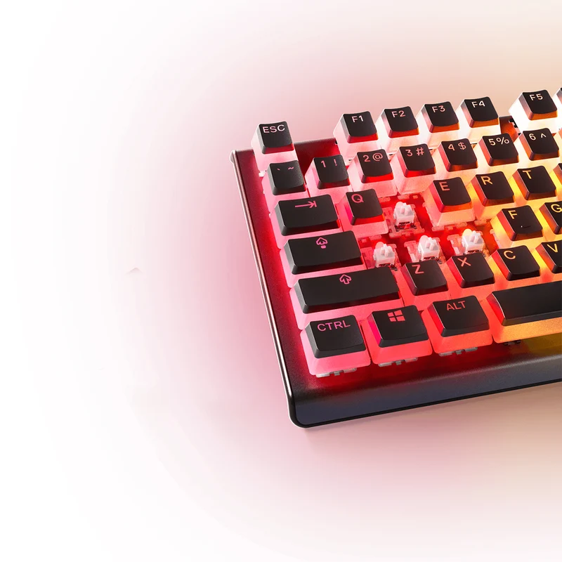 Steelseries Prismcaps Universal Double Shot PBT Keycaps (Black) (PN60200)