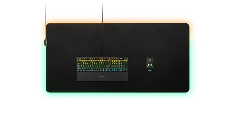 Steelseries QCK Prism Cloth RGB Gaming Mousepad 3XL (PN63511)