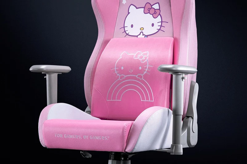 Razer Lumbar Cushion Lumbar Support for Gaming Chair Hello Kitty and Friends Edition