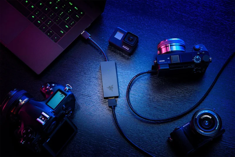 Razer Ripsaw X USB Capture Card with Camera Connection for Full 4K Streaming