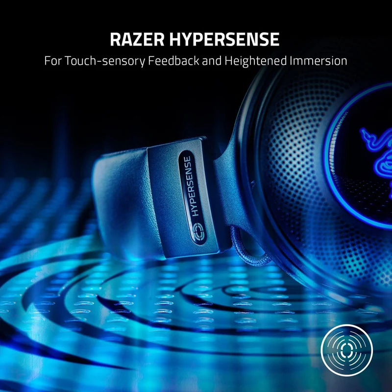 Razer Kraken V3 Hypersense Wired USB Gaming Headset With Haptic Technology