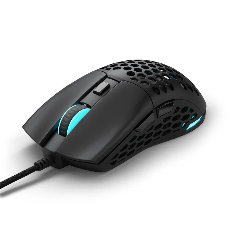 PWNAGE Ultra Custom Symm 2 Wired RGB Gaming Mouse Honeycomb Sides (Black) (W-UC-S-2-H-B)