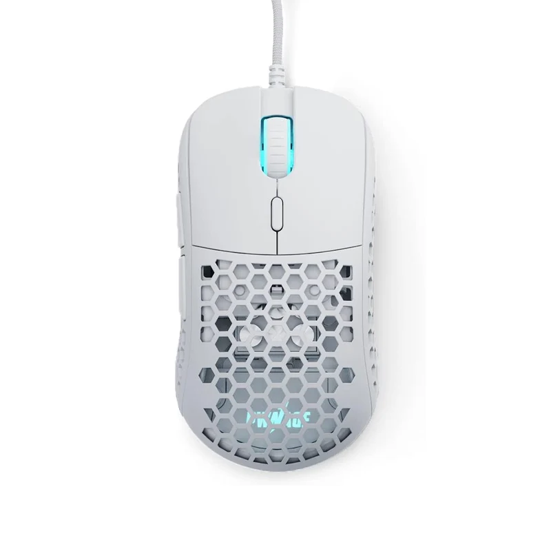 PWNAGE Ultra Custom Symm Wired RGB Gaming Mouse Honeycomb Sides (White) (W-UC-S-H-W)