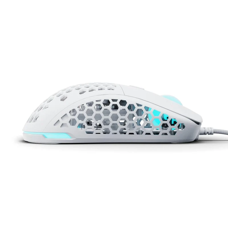 PWNAGE Ultra Custom Symm Wired RGB Gaming Mouse Honeycomb Sides (White) (W-UC-S-H-W)