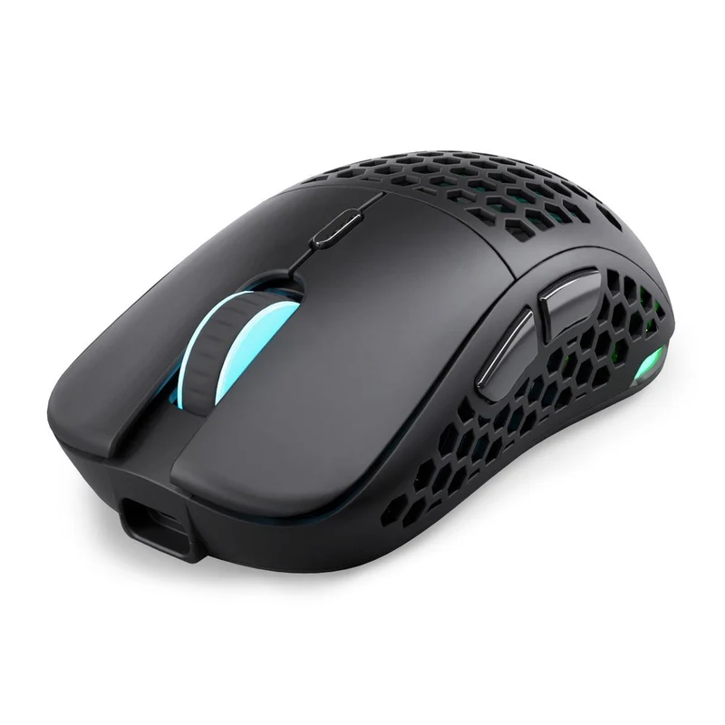 PWNAGE Ultra Custom Symm 1 Gen 2.0 RGB Wireless Gaming Mouse Honeycomb Sides (Black) (UC-S-H-B)