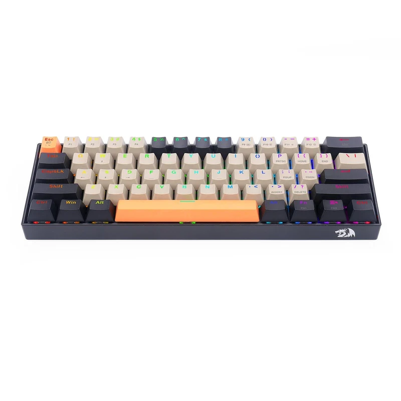 REDRAGON DRACONIC PRO WIRED/2.4G/BT MECHANICAL GAMING KEYBOARD (DUST-PROOF BROWN SWITCH) (K530-OG&GY&BK-RGB-PRO)