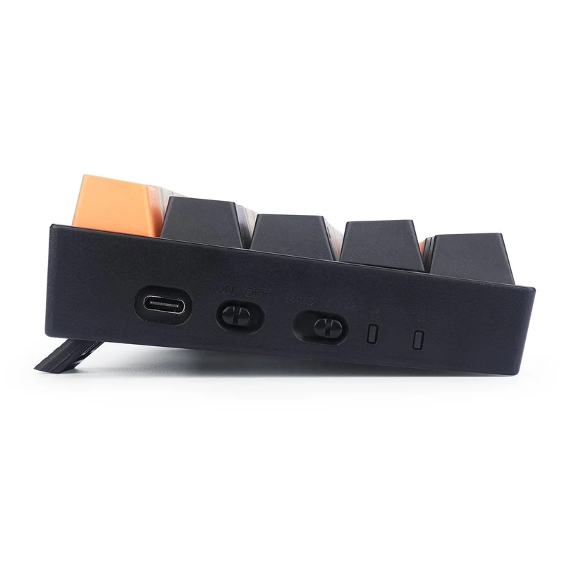 REDRAGON DRACONIC PRO WIRED/2.4G/BT MECHANICAL GAMING KEYBOARD (DUST-PROOF BROWN SWITCH) (K530-OG&GY&BK-RGB-PRO)