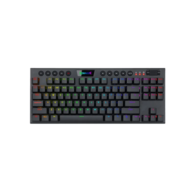 Redragon Horus TKL Wired RGB Mechanical Black Keyboard (Dust-Proof Red Switch) (K622-RGB)