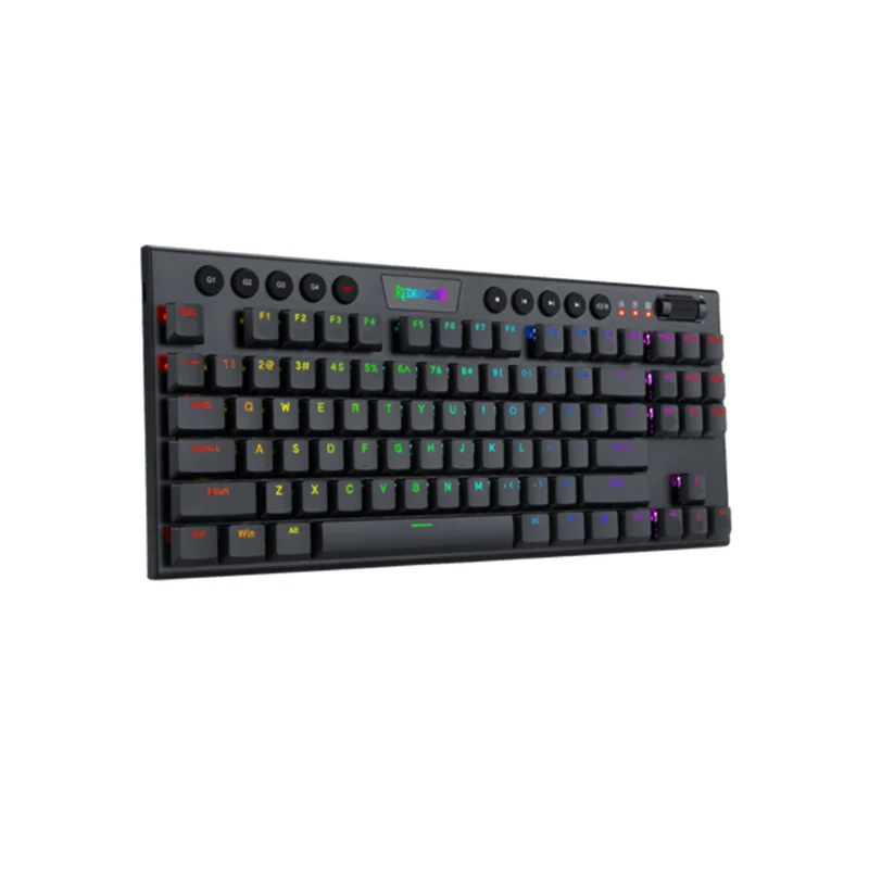 Redragon Horus TKL Wired RGB Mechanical Black Keyboard (Dust-Proof Red Switch) (K622-RGB)