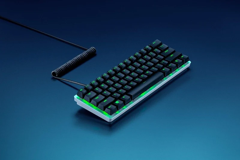 Razer PBT Keycap + Coiled Cable Upgrade Set (Classic Black)